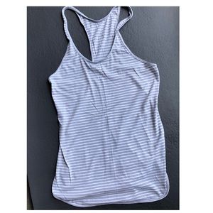 Lulu lemon striped racer back tank